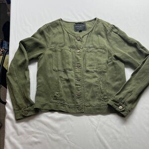 Lucky Brand Olive Green Utility Jacket for Women